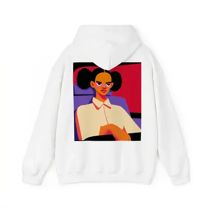 Angry Girl Illustration Bold Flat Art Style