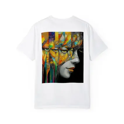 Surreal Woman Face Colorful Abstract Art