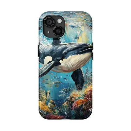 Orca Killer Whale Swimming Coral Reef Ocean