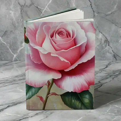 Pink Rose Oil Painting Textured Background