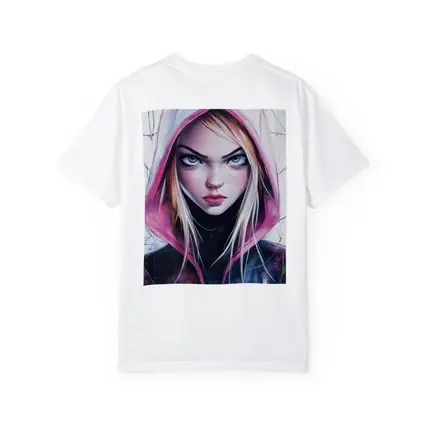 Spider Gwen Watercolor Art White Hood