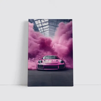 Pink Porsche 911 GT2 RS Smoke Cloud