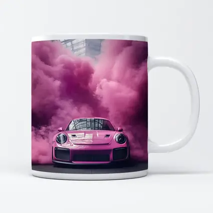 Pink Porsche 911 GT2 RS Smoke Cloud