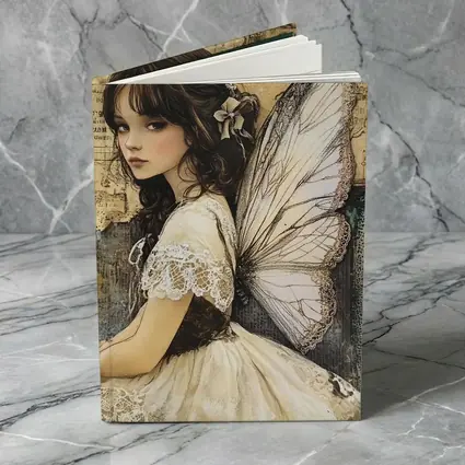 Fairy Girl Vintage Collage Dark Academia Art