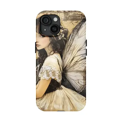 Fairy Girl Vintage Collage Dark Academia Art