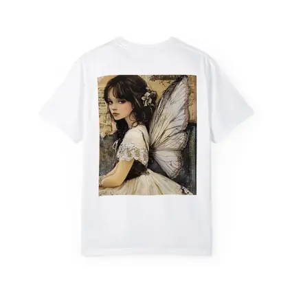 Fairy Girl Vintage Collage Dark Academia Art