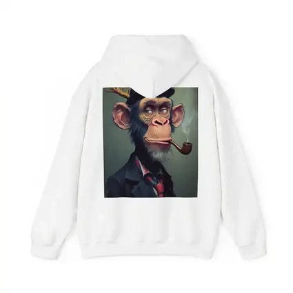 Dapper Chimpanzee Top Hat Smoking Pipe Art