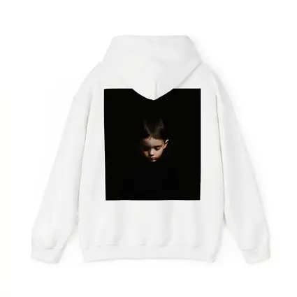 Young Boy Portrait Dark Black Background