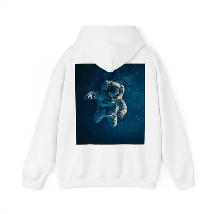 Astronaut Floating In Deep Starry Space