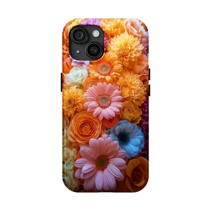 Colorful Gerbera Daisy and Rose Flower Arrangement