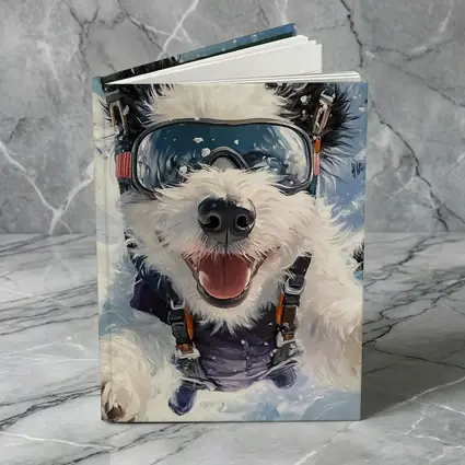 Happy Dog Skydiving Snow Mountain Adventure
