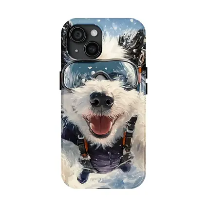Happy Dog Skydiving Snow Mountain Adventure