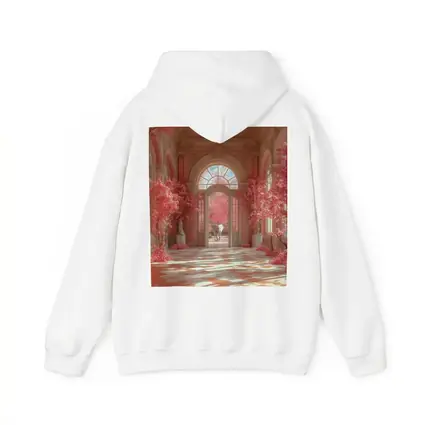 Elephant Pink Blossom Baroque Hall Art