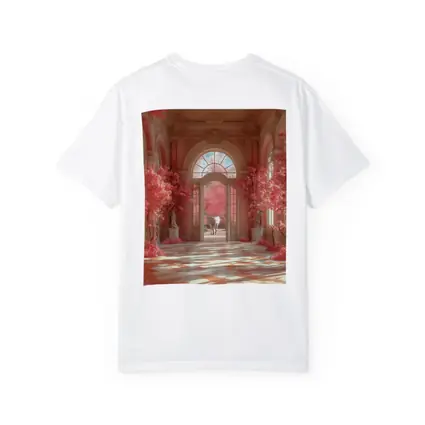 Elephant Pink Blossom Baroque Hall Art