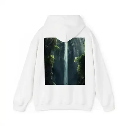 Tall Waterfall Cliff Fantasy Forest Art
