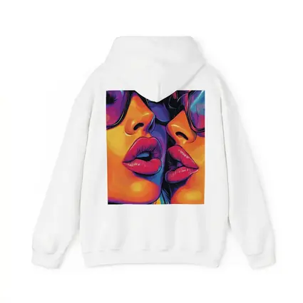 Two Women Pop Art Bold Colorful Faces