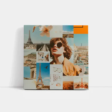 Paris Eiffel Tower Fashion Collage Aesthetic