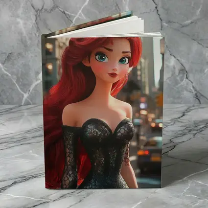 Red Hair Anime Girl City Street