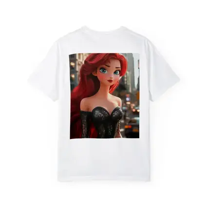 Red Hair Anime Girl City Street