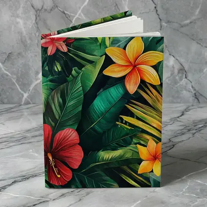 Tropical Hibiscus Plumeria Flowers Lush Jungle