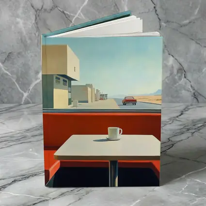 Desert Diner Booth Coffee Retro Painting