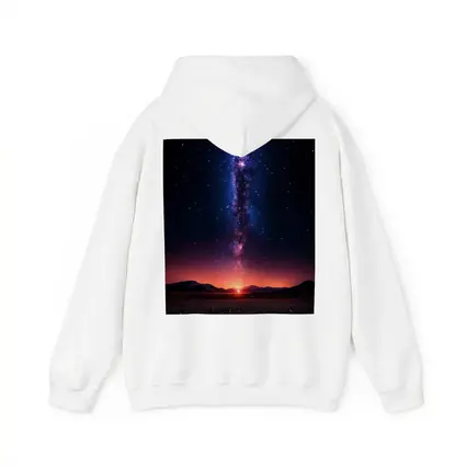 Milky Way Galaxy Over Desert Night Landscape