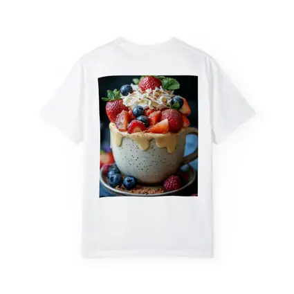 Berry Dessert Cup With Caramel Drizzle