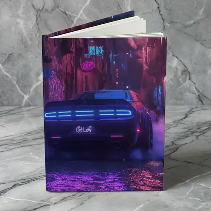 Dodge Challenger Neon Alley Night Scene