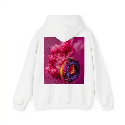 Purple Glazed Donut Pink Powder Explosion