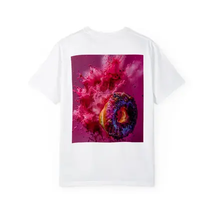Purple Glazed Donut Pink Powder Explosion