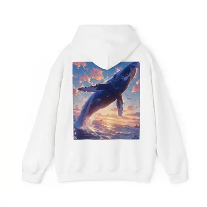 Humpback Whale Leaping Sunset Ocean Sky
