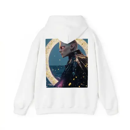 Elf Warrior Glowing Portal Ocean Fantasy