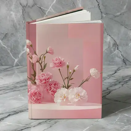 Pink Carnations on Soft Pink Studio