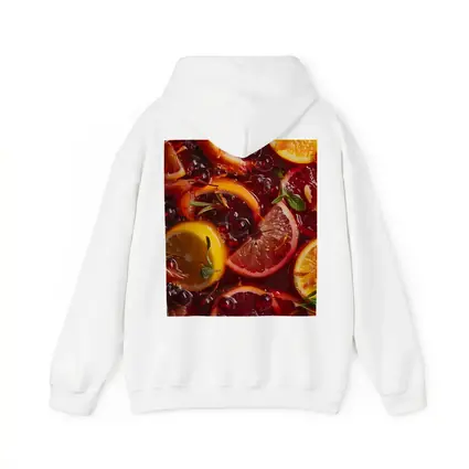 Red Sangria With Citrus Fruits And Berries
