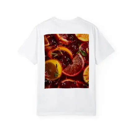 Red Sangria With Citrus Fruits And Berries