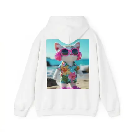 Cool Cat Beach Hawaiian Shirt Summer Vibes