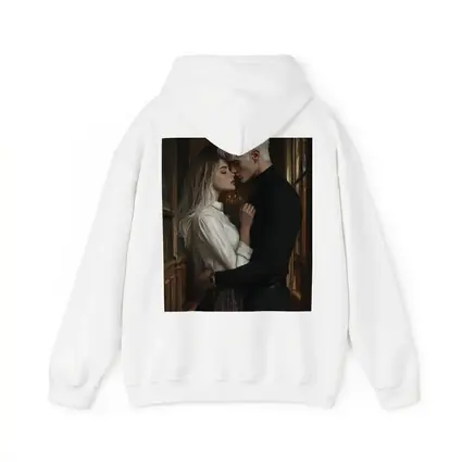 Dark Academia Romance Couple Gothic Hall