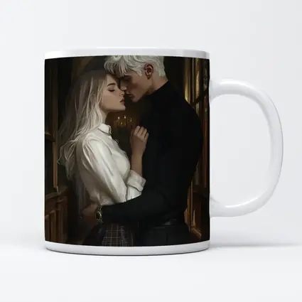 Dark Academia Romance Couple Gothic Hall