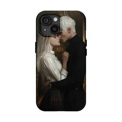 Dark Academia Romance Couple Gothic Hall