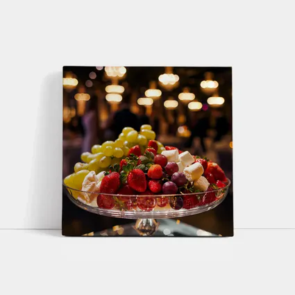 Fresh Fruit Bowl Elegant Evening Party