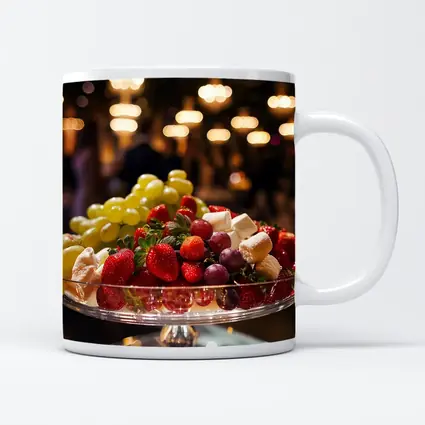 Fresh Fruit Bowl Elegant Evening Party