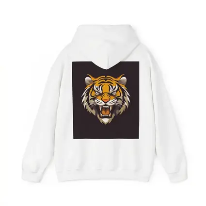 Roaring Tiger Head Illustration Dark Background
