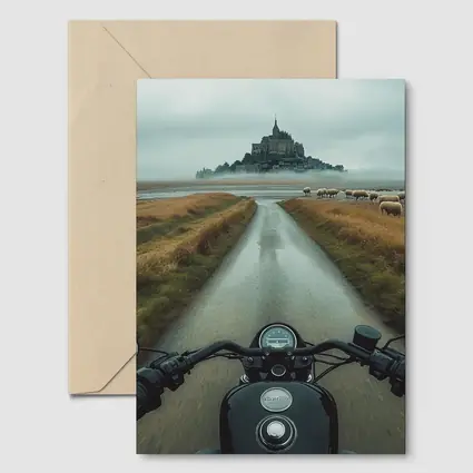 Harley Davidson Ride Mont Saint Michel France