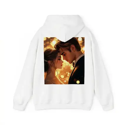 Romantic Couple Close Moment Golden Bokeh