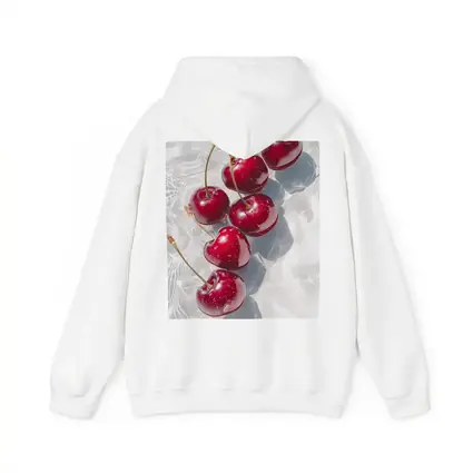 Red Cherries Floating On White Water