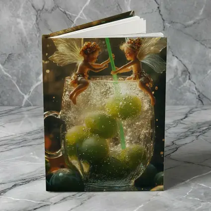 Fairy Fantasy Art Green Limes Glass