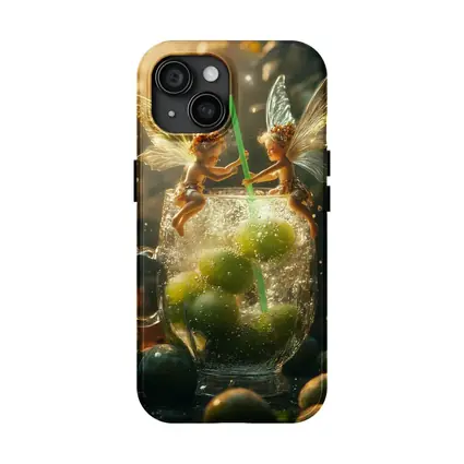 Fairy Fantasy Art Green Limes Glass