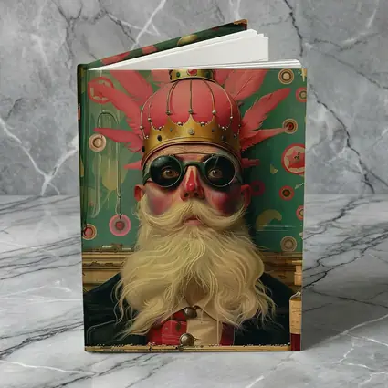 Eccentric King Portrait Pop Art Style