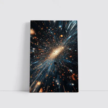 Deep Space Galaxy Explosion Stars Blue
