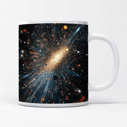 Deep Space Galaxy Explosion Stars Blue